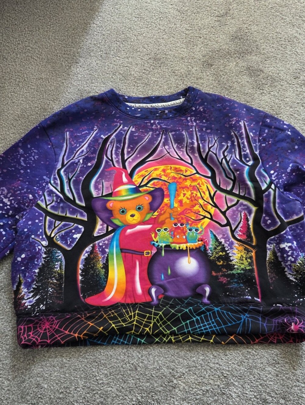 Lisa Freak Witch Bear Women's Crewneck